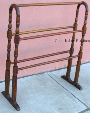 Code: PD 145-M Name: Towel Rack Size: W=80 x D=30 x H=90 cm Wood: Solid Mahogany wood.﻿